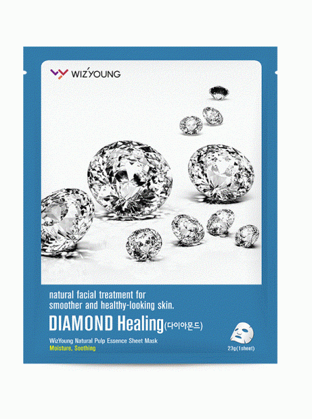 Маска для лица Diamond Collagen Essence Mask Pack "Wizyoung"