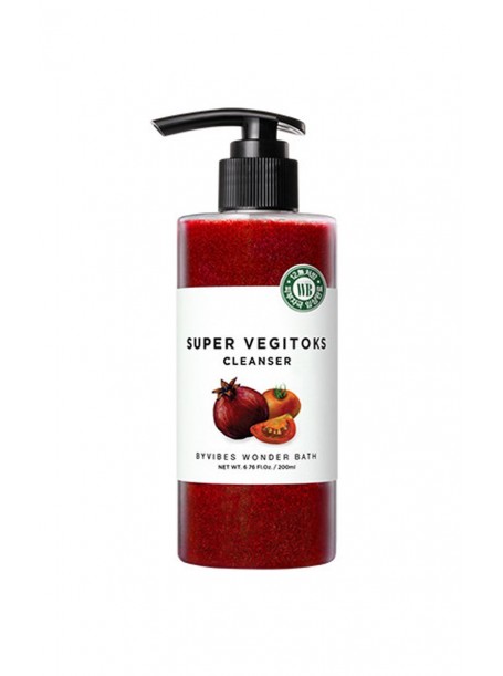 Пенка для умывания Super Vegitoks Сleanser Red 300 мл "Wonder Bath"