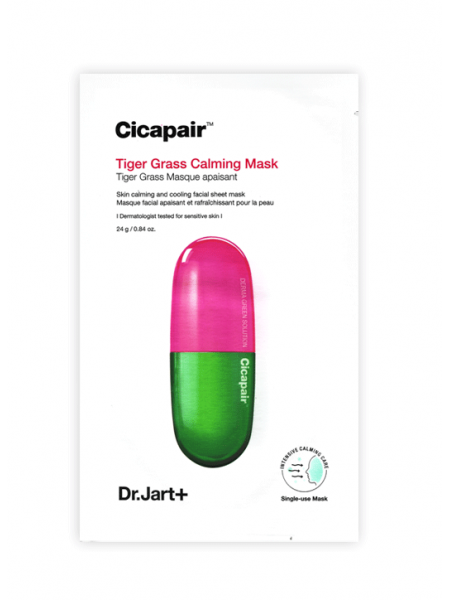 Успокаивающая тканевая маска Cicapair Tiger Grass Calming Mask "Dr. Джарт+"